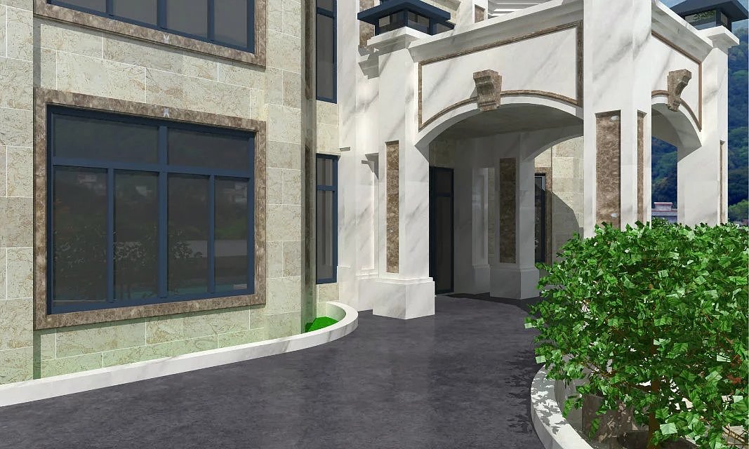 安徽自建房设计,狮子座建房设计,八角形别墅设计