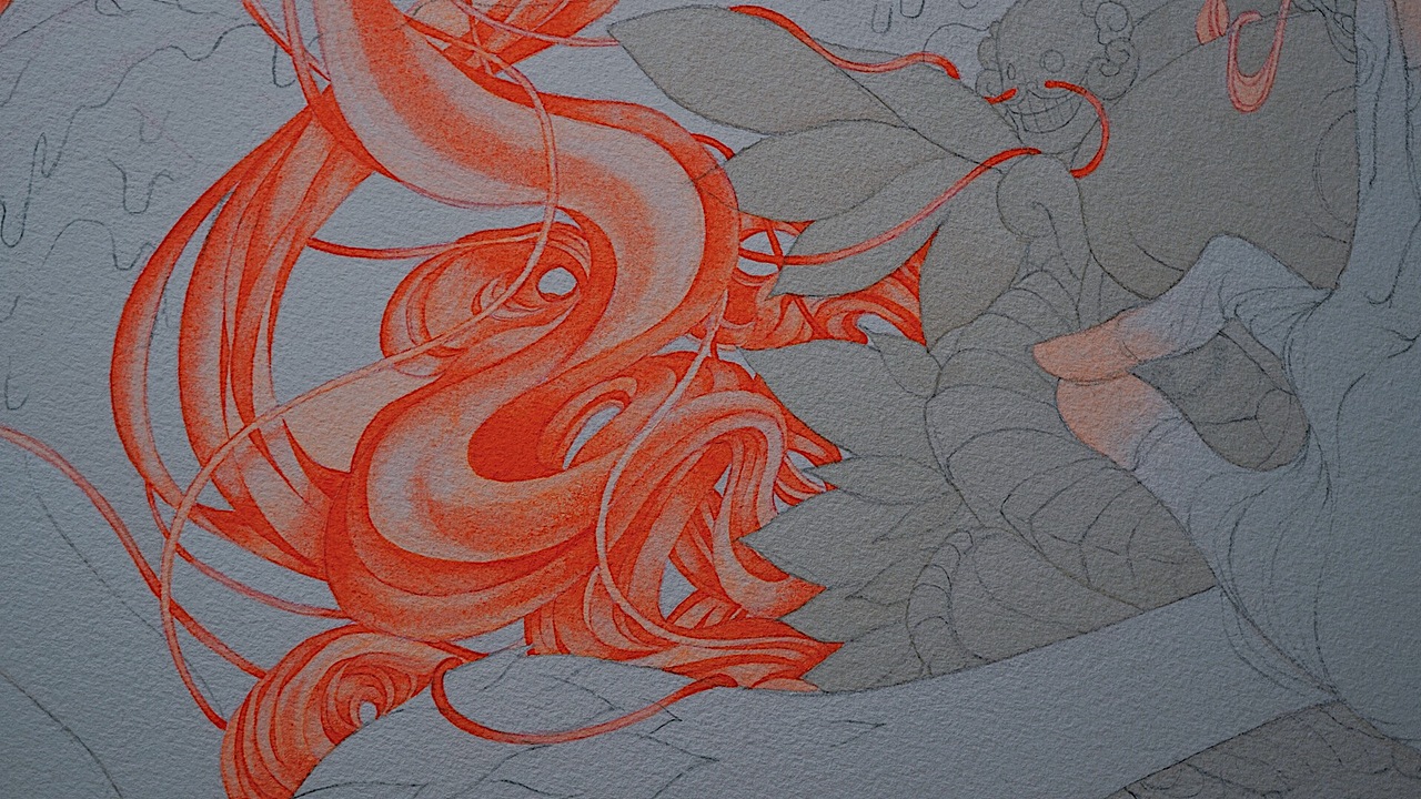 god of the kiln 窑神【童宾】(图ZMjI1NDYxMDE2) - 艺术插画 - 站酷设计师dearqqzhao原创素材 - 站酷ZCOOL