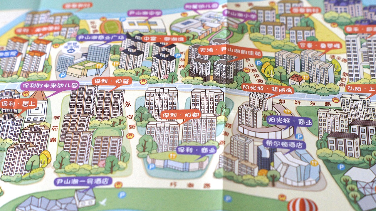 手绘地图（图ZODA2NjQyMDA=） - 宣传物料 - 站酷设计师StarryHH原创素材 - 站酷ZCOOL