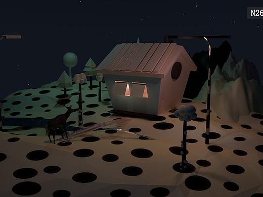 LOWPOLY風(fēng)格-奇妙小鎮(zhèn)（個(gè)人主頁(yè)-ZNDM1MTg4OTI=） - 電商 - 站酷設(shè)計(jì)師大胡鴨原創(chuàng)素材 - 站酷ZCOOL