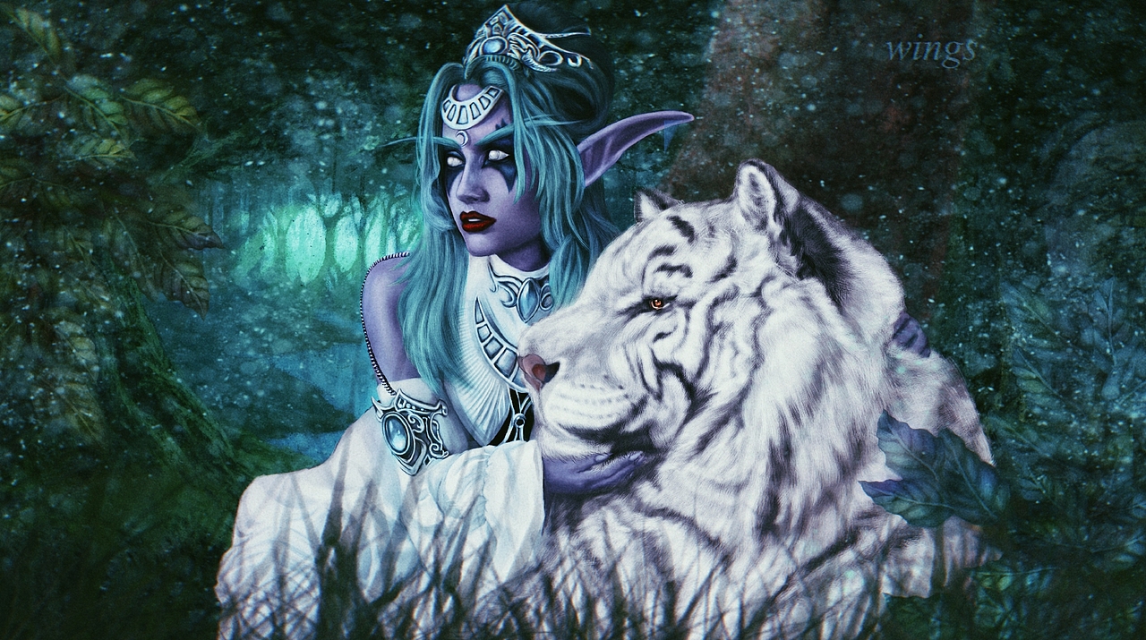 魔兽世界泰兰德原画