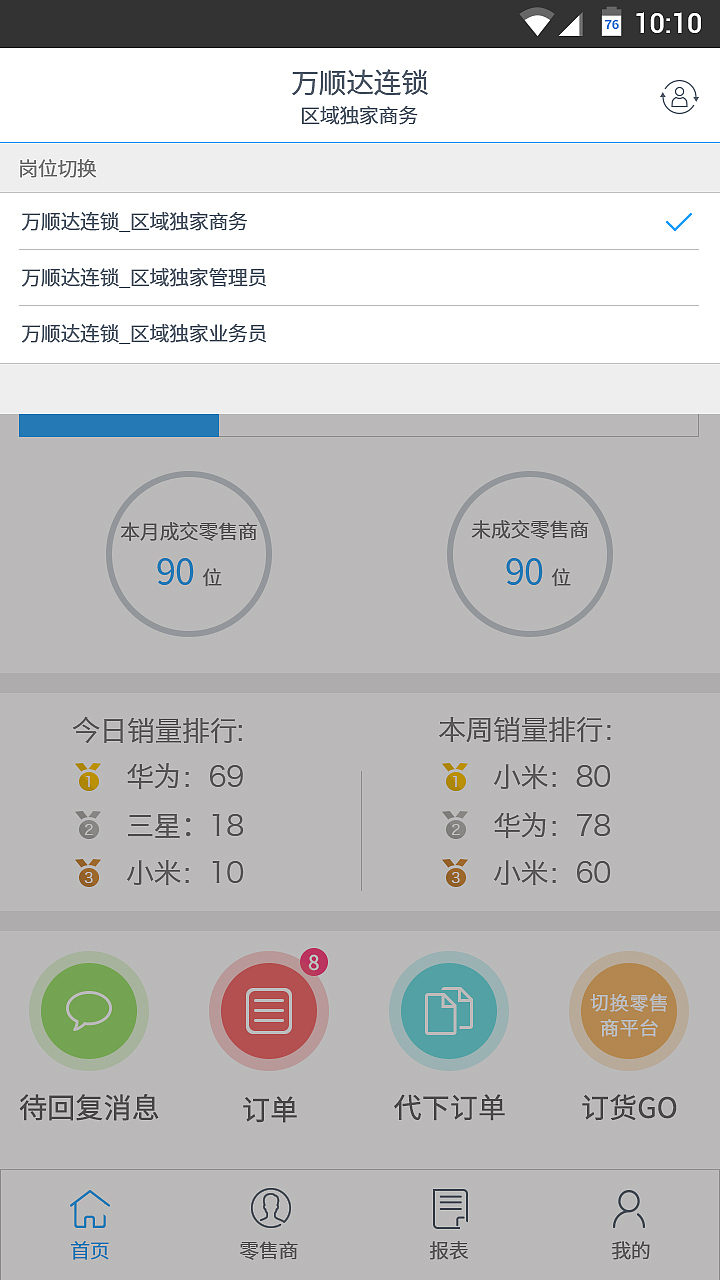 一款提供给供应商（批发商）查看处理订单和查看数据的APP（图ZNTgxMDk1MjQ=） - APP界面 - 站酷设计师候补的仙原创素材 - 站酷ZCOOL