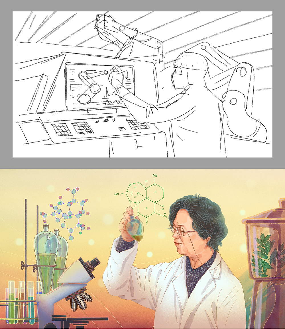 《壮丽七十年,奋斗新时代》邮票动画画面设计(图ZMTc3ODMxMjgw) - 商业插画 - 站酷设计师月球工作室原创素材 - 站酷ZCOOL