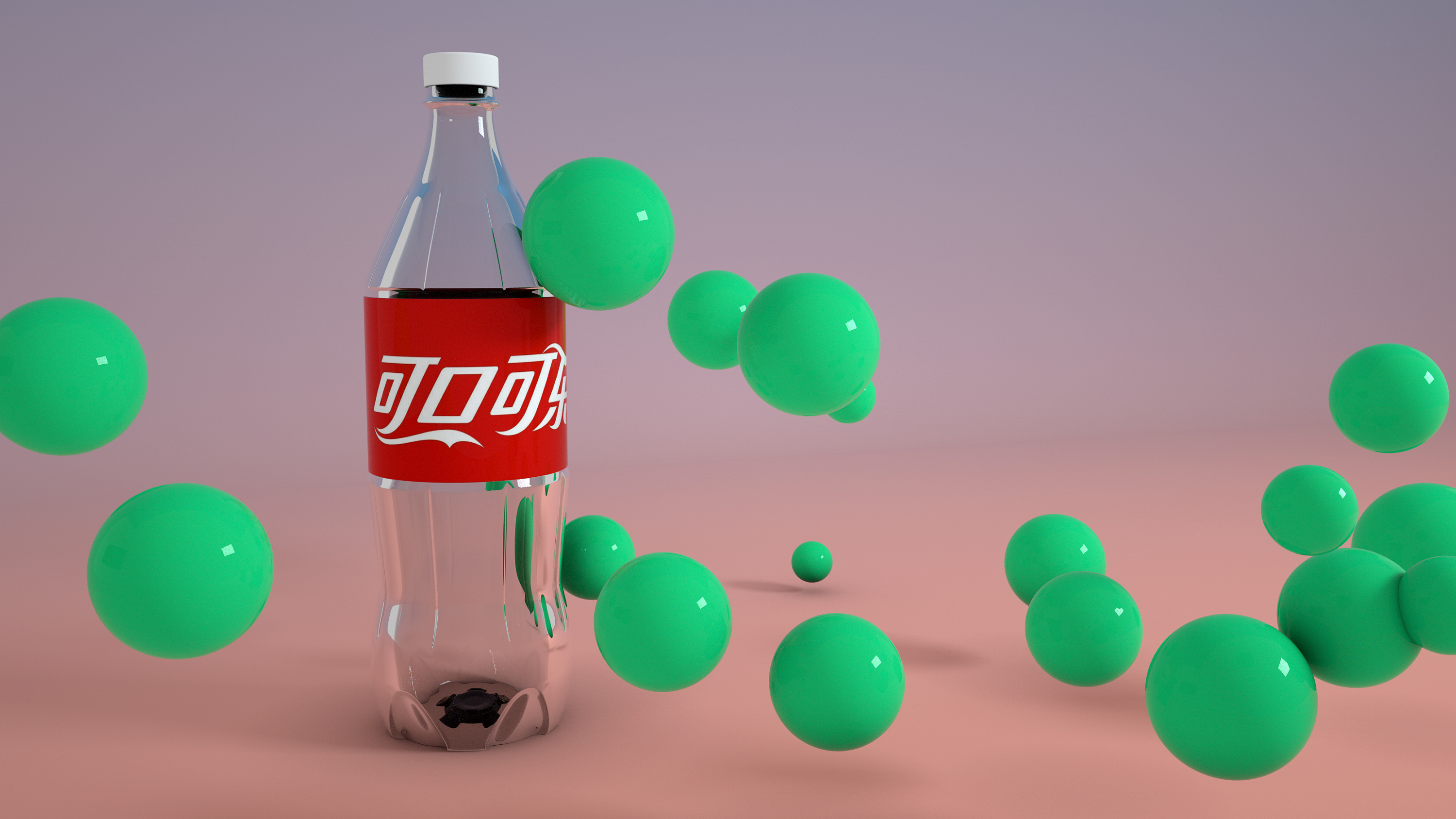 可口可乐空瓶子