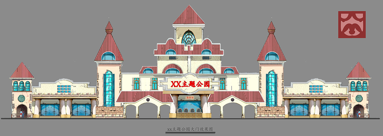 主题景观—大门篇（欧德小毕）（图ZNjM5Mjg3NDA=） - 景观设计 - 站酷设计师欧德小毕原创素材 - 站酷ZCOOL