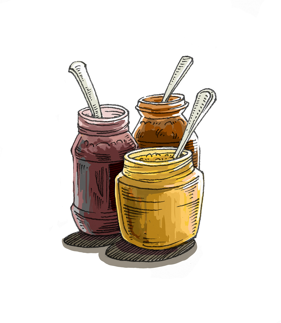 大学时期画的食物商插（图ZMTYyODAyNzI=） - 商业插画 - 站酷设计师傅淳强画者之旅原创素材 - 站酷ZCOOL