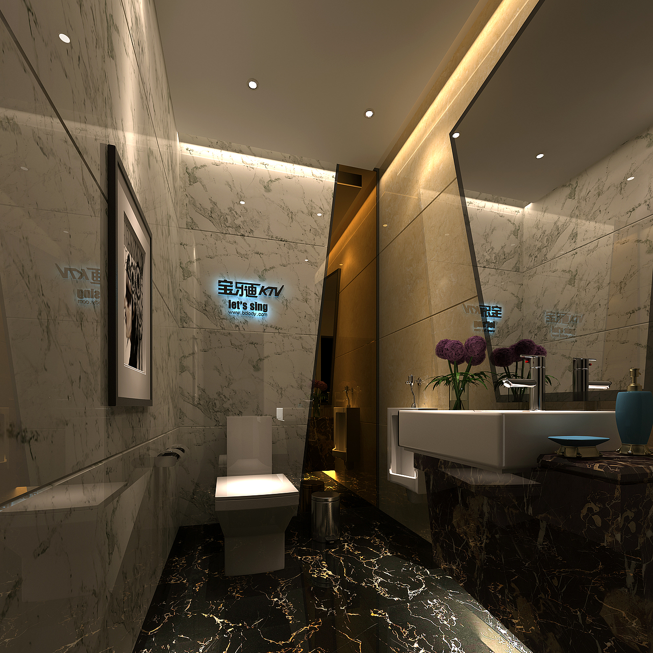 ktv 卫生间 01