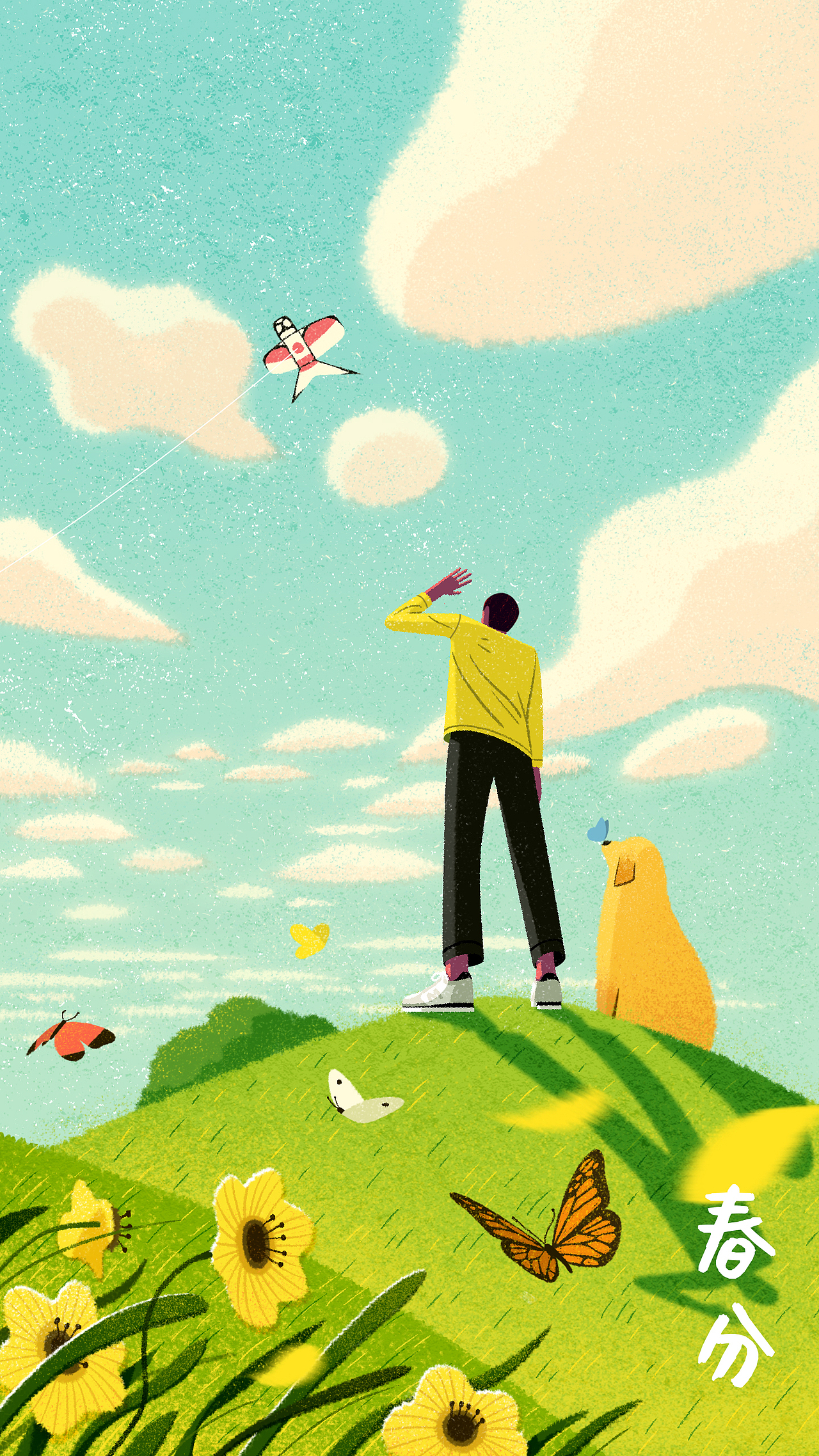 二十四节气·春（图ZMjE1MDkyODky） - 艺术插画 - 站酷设计师王漫杰原创素材 - 站酷ZCOOL
