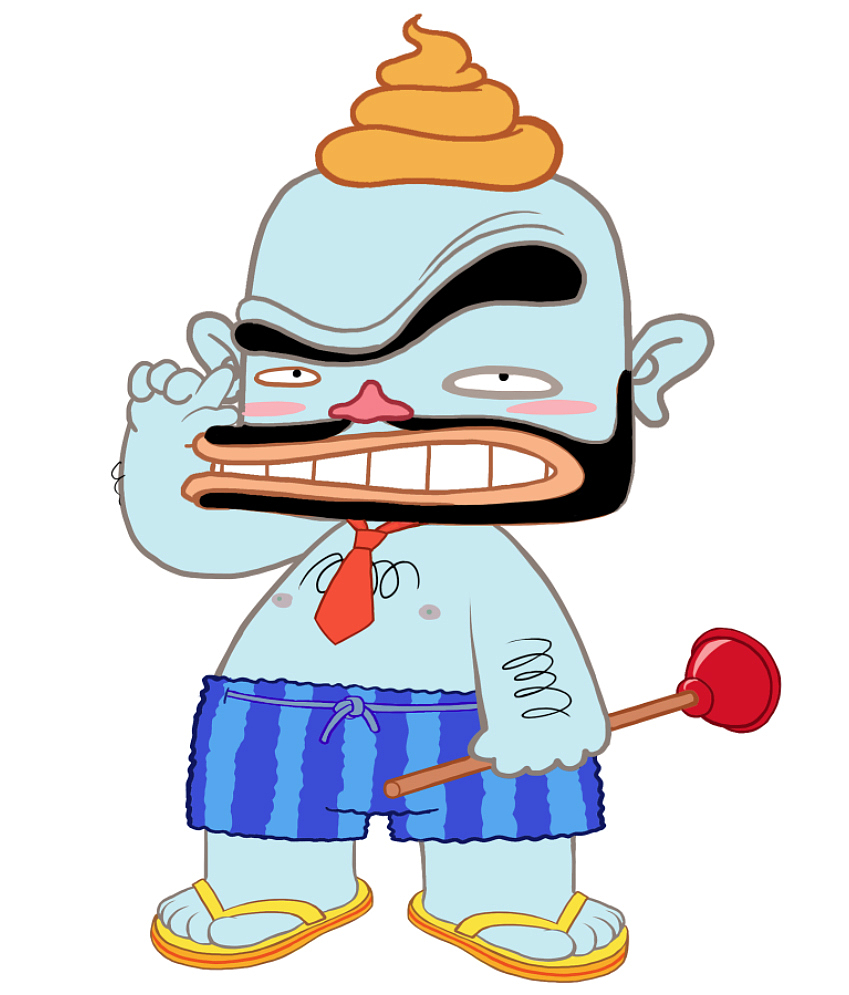 糊总,名副其实的胡说八道的老总一枚。小气抠门吝啬至极。