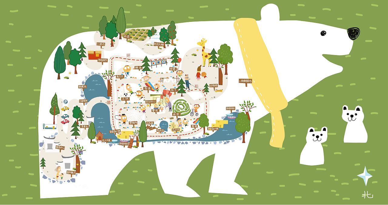 熊熊导览地图