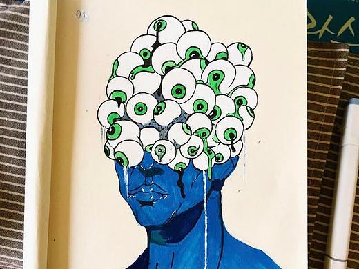 一些手绘（个人主页-ZMjgzODU3NzI=） - 绘本 - 站酷设计师Ruiwan_原创素材 - 站酷ZCOOL