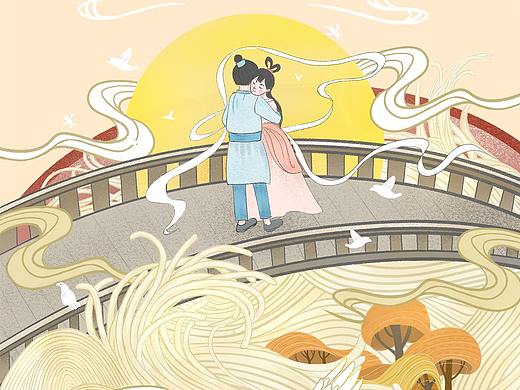 卫龙-过桥米线插画包装设计