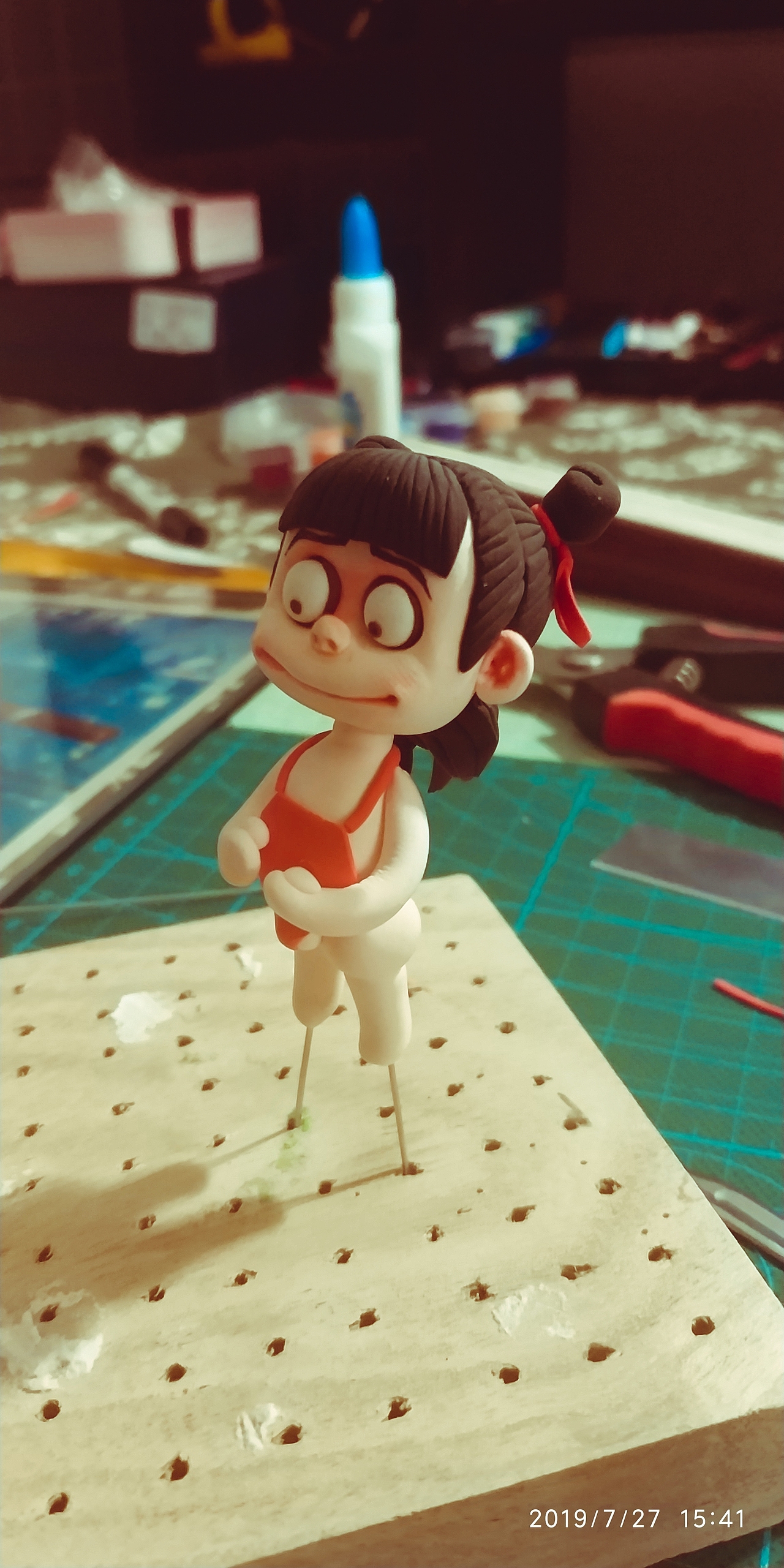 哪吒魔童现世超轻粘土手办