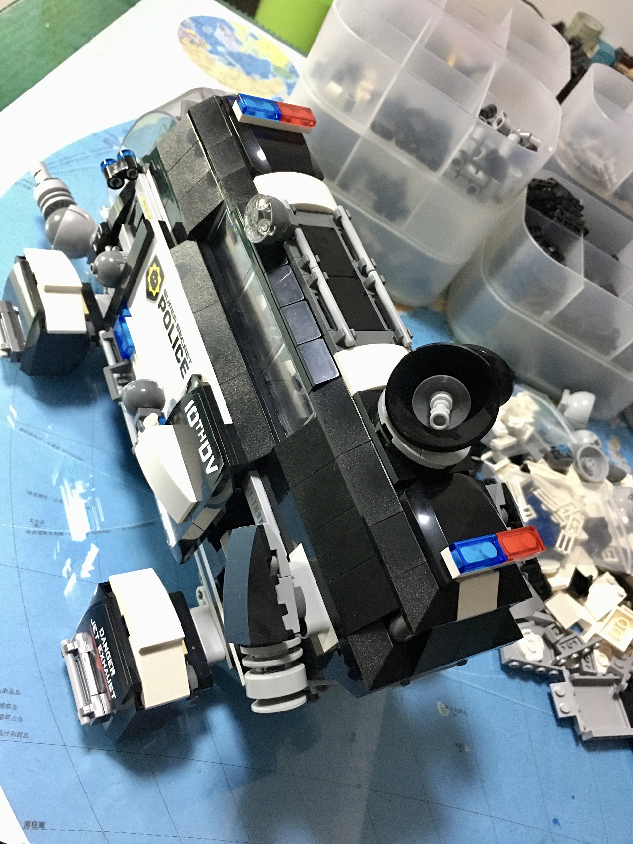 乐高70815秘密警察飞船mrxiao的diy版