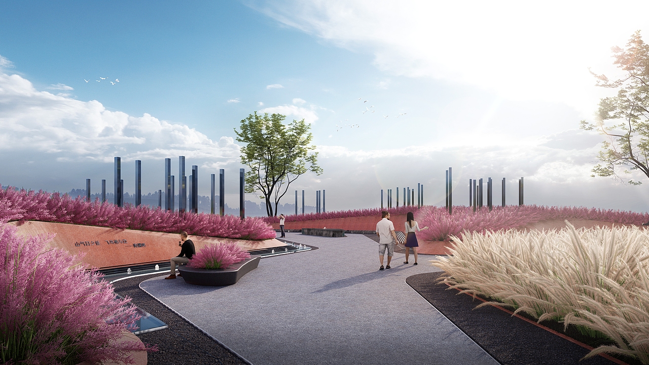 lumion渲染景观效果图