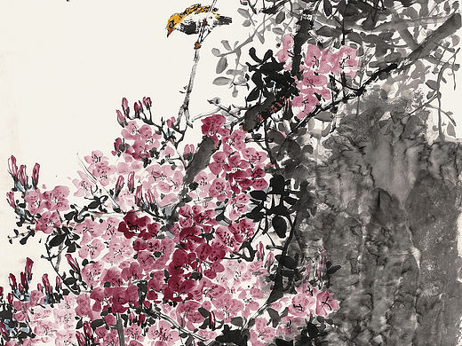 中国美术家协会会员孙雷花鸟画作品欣赏