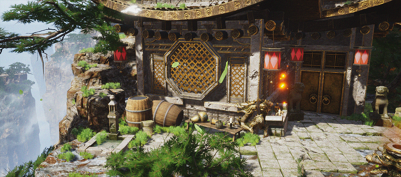 《山不在高》UE4 个人作品（图ZMjY4NDI0NTA4） - 场景 - 站酷设计师无聊的小健健原创素材 - 站酷ZCOOL
