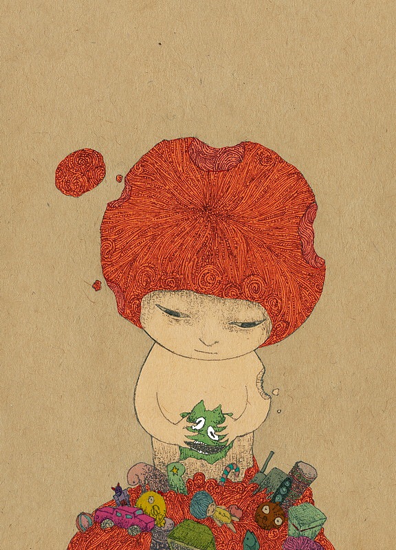 童年玩具系列（图ZMjIxMzMyMA==） - 艺术插画 - 站酷设计师wuhaidon原创素材 - 站酷ZCOOL