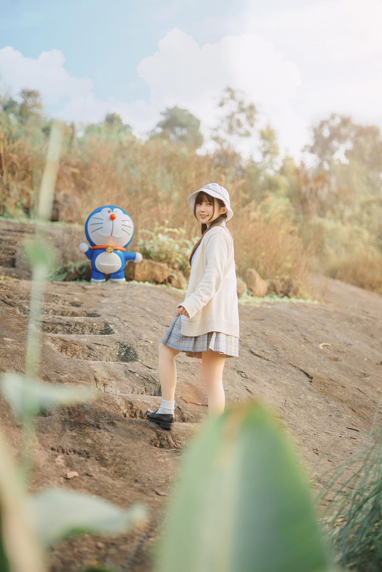 小沫和哆啦A梦的日常（图ZMTQwOTI0ODM2） - 人像摄影 - 站酷设计师黄仔爱玩喵喵酱原创素材 - 站酷ZCOOL