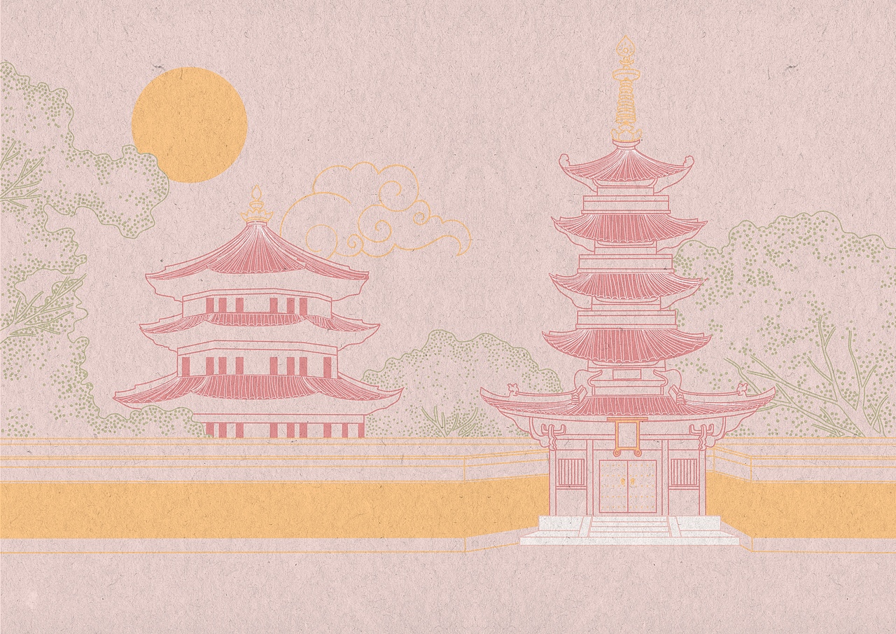 姑苏六景穹窿山狮子林荷塘月色寒山寺盘门苏州博物馆