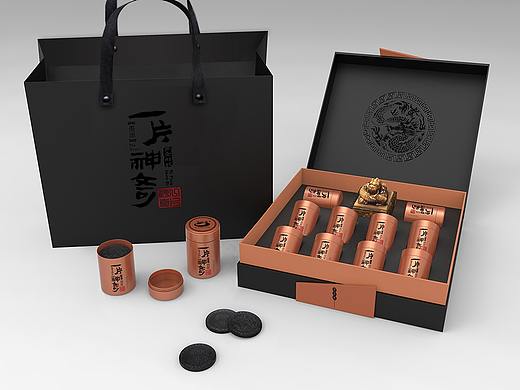 一片神奇黑茶包装