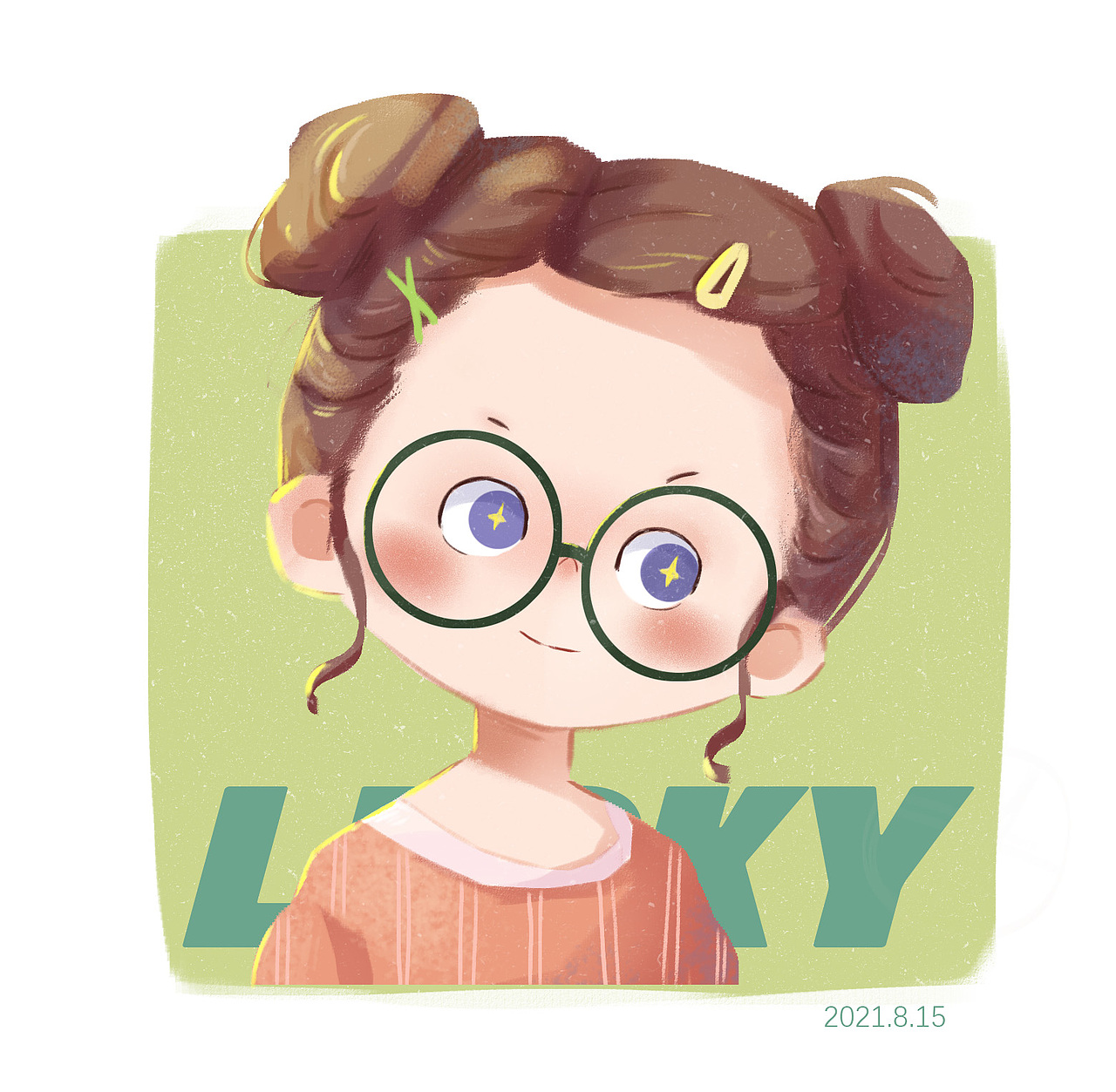 近期头像练习、真人转儿插（图ZMjcyMTQ1MTcy） - 儿童插画 - 站酷设计师lucky美好原创素材 - 站酷ZCOOL