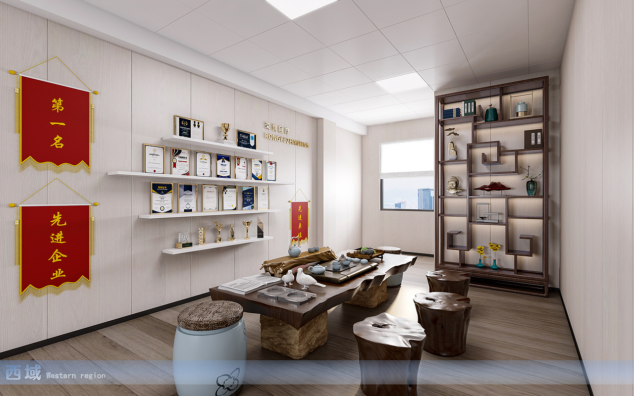 办公室设计（图ZMjQ0ODE1NDcy） - 家装设计 - 站酷设计师温州西域效果图原创素材 - 站酷ZCOOL