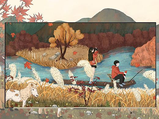 愿你红极一生而不俗，冬天来广西看红枫啊（个人主页-ZNTczNTM1MTI=） - 海报 - 站酷设计师多糖红豆加冰原创素材 - 站酷ZCOOL