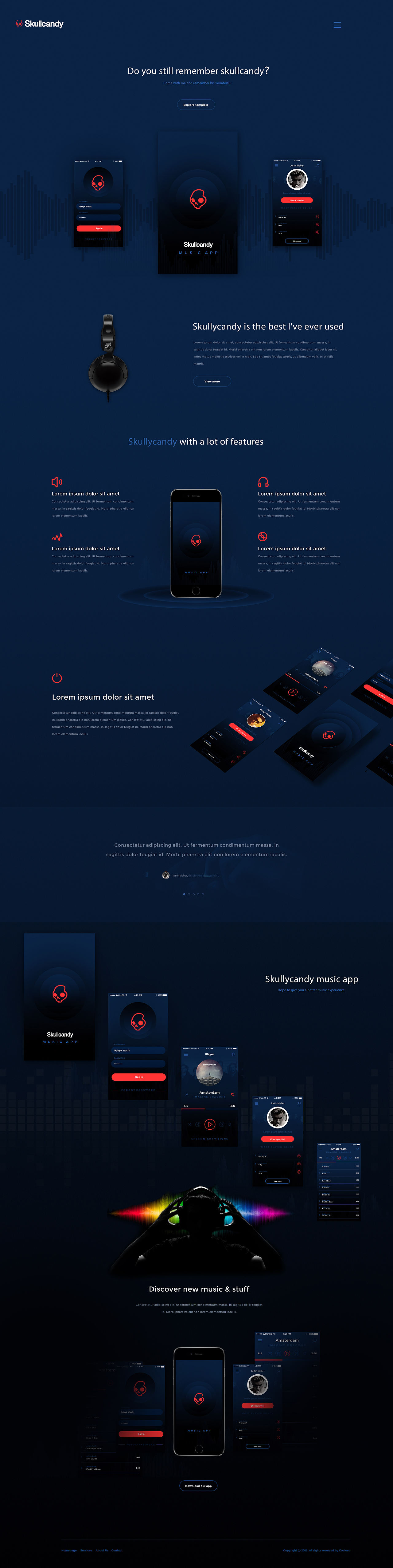 skullcandy(web Design)（图ZNzE1MDA2MTI=） - 门户网站 - 站酷设计师longqimyl原创素材 - 站酷ZCOOL