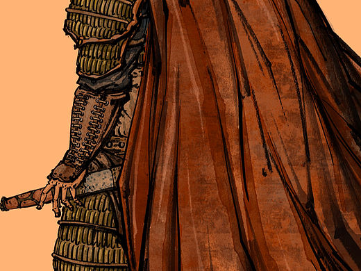 戲畫水滸之井木犴郝思文（個(gè)人主頁-ZNjUzNTY3NTI=） - 藝術(shù)插畫 - 站酷設(shè)計(jì)師河童吃辣椒原創(chuàng)素材 - 站酷ZCOOL