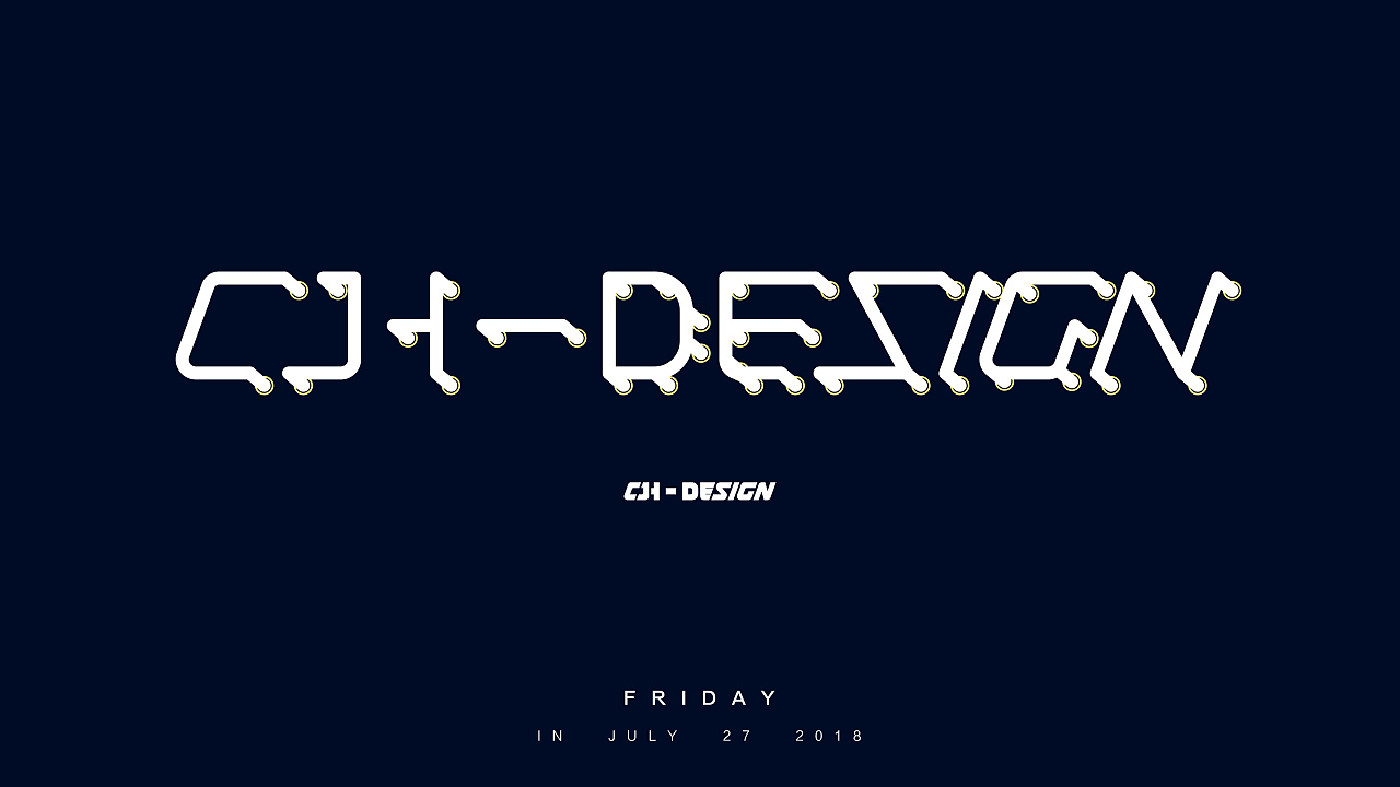 霓虹灯效果文字