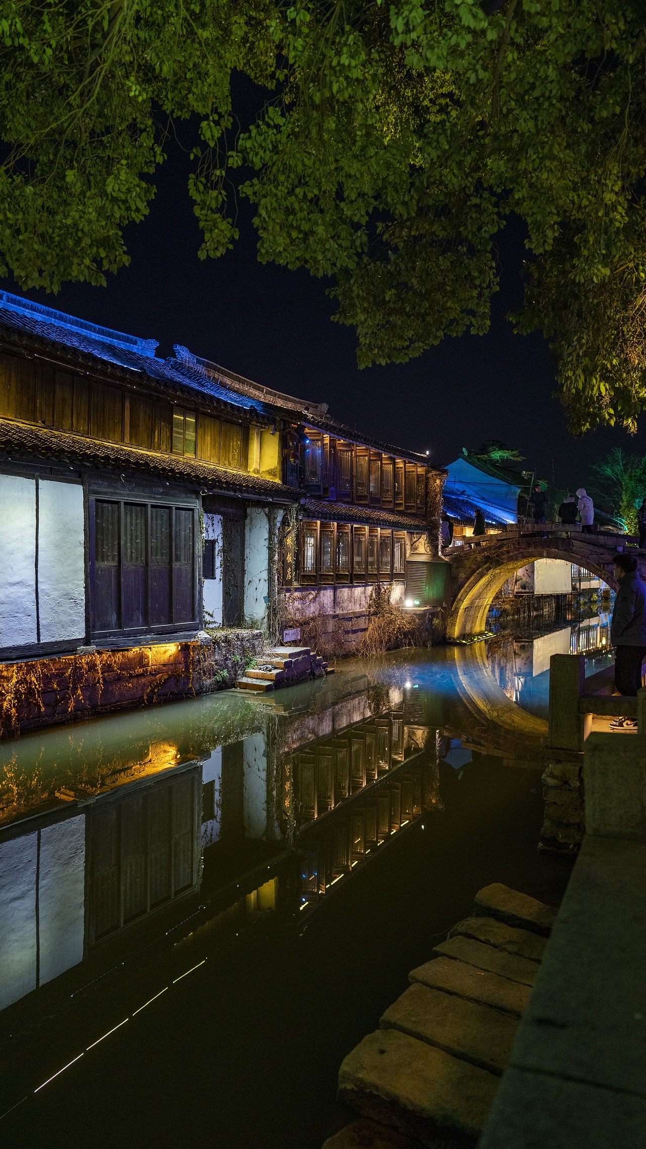 2021周庄古镇夜景