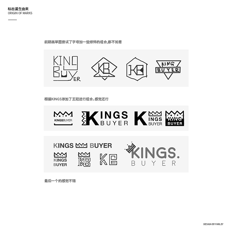 KingsBuyer标志设计（图ZNDA4MzMyMjg=） - Logo - 站酷设计师Farleys原创素材 - 站酷ZCOOL