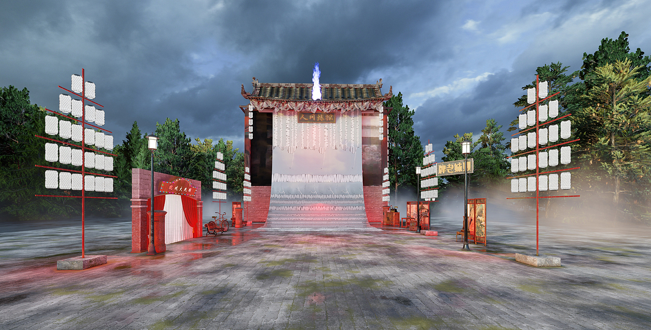 民国场景舞台
