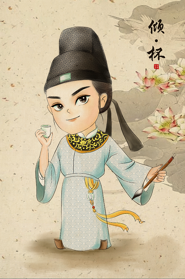 大唐人物（图ZMTk0ODUxODIw） - 艺术插画 - 站酷设计师如画如风原创素材 - 站酷ZCOOL