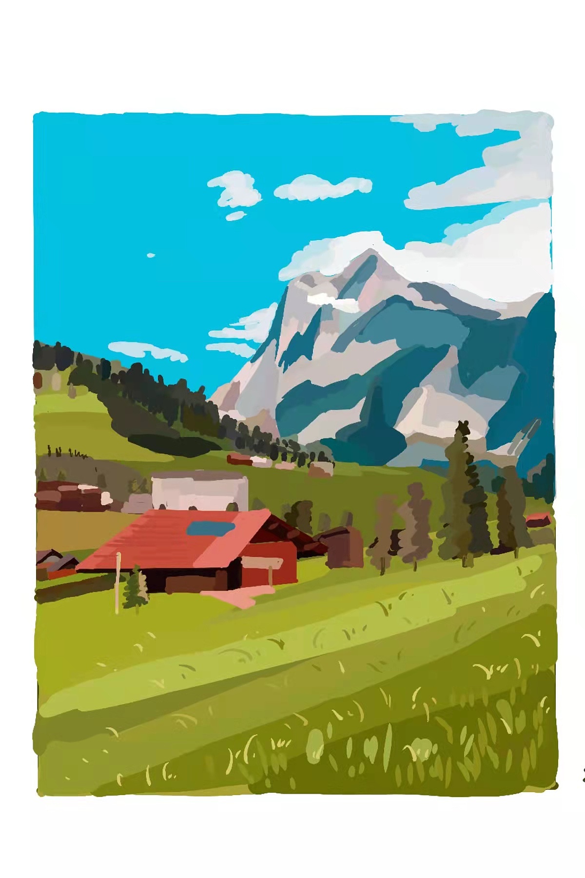 风景速途练习（图ZMjc5MzQzOTk2） - 创作习作 - 站酷设计师萌力觉醒原创素材 - 站酷ZCOOL