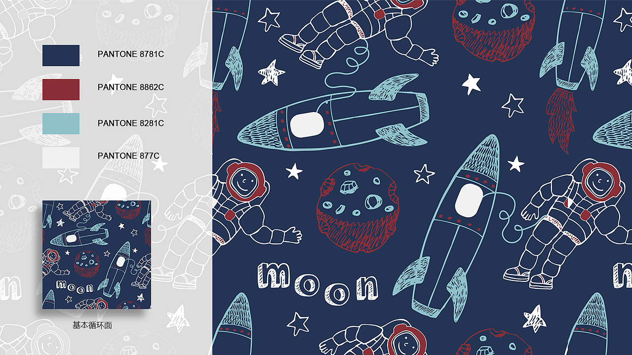 画了几张印花稿（图ZMTM2OTg4Mjg4） - 其他服装 - 站酷设计师自由的贝塞尔原创素材 - 站酷ZCOOL