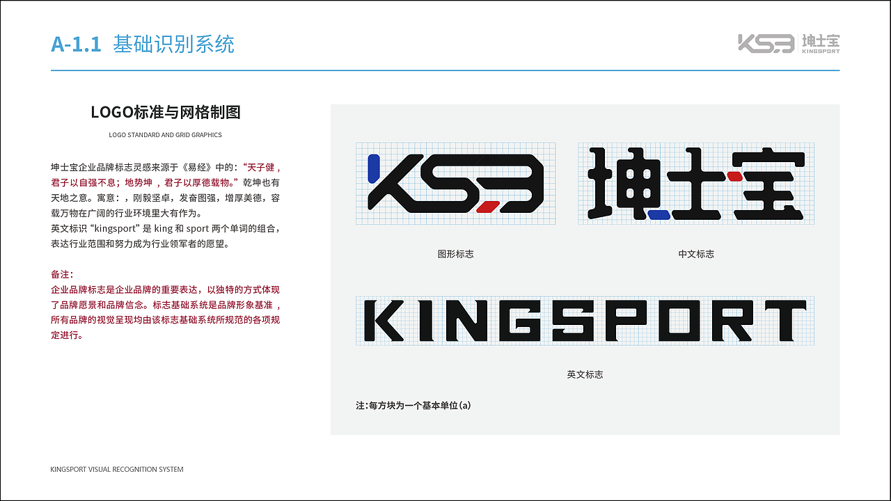 kingsport运动服装品牌视觉识别系统/vis设计