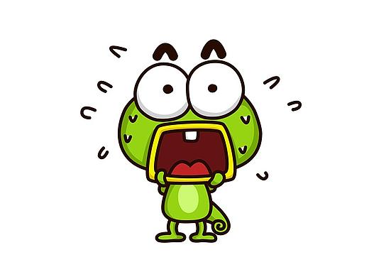 一只变色龙 小绿绿