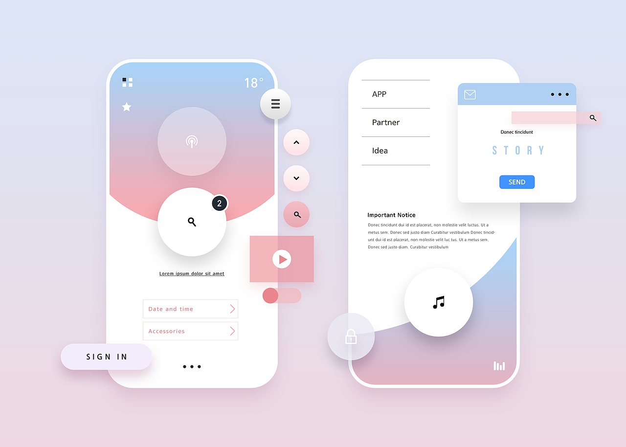 很喜欢的ui设计页面