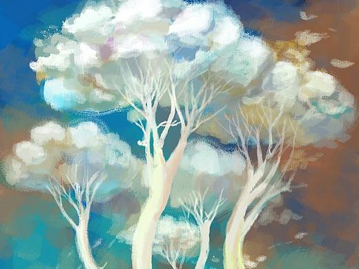 树（个人主页-ZNDc2Njk2NDg=） - 艺术插画 - 站酷设计师风小风风原创素材 - 站酷ZCOOL