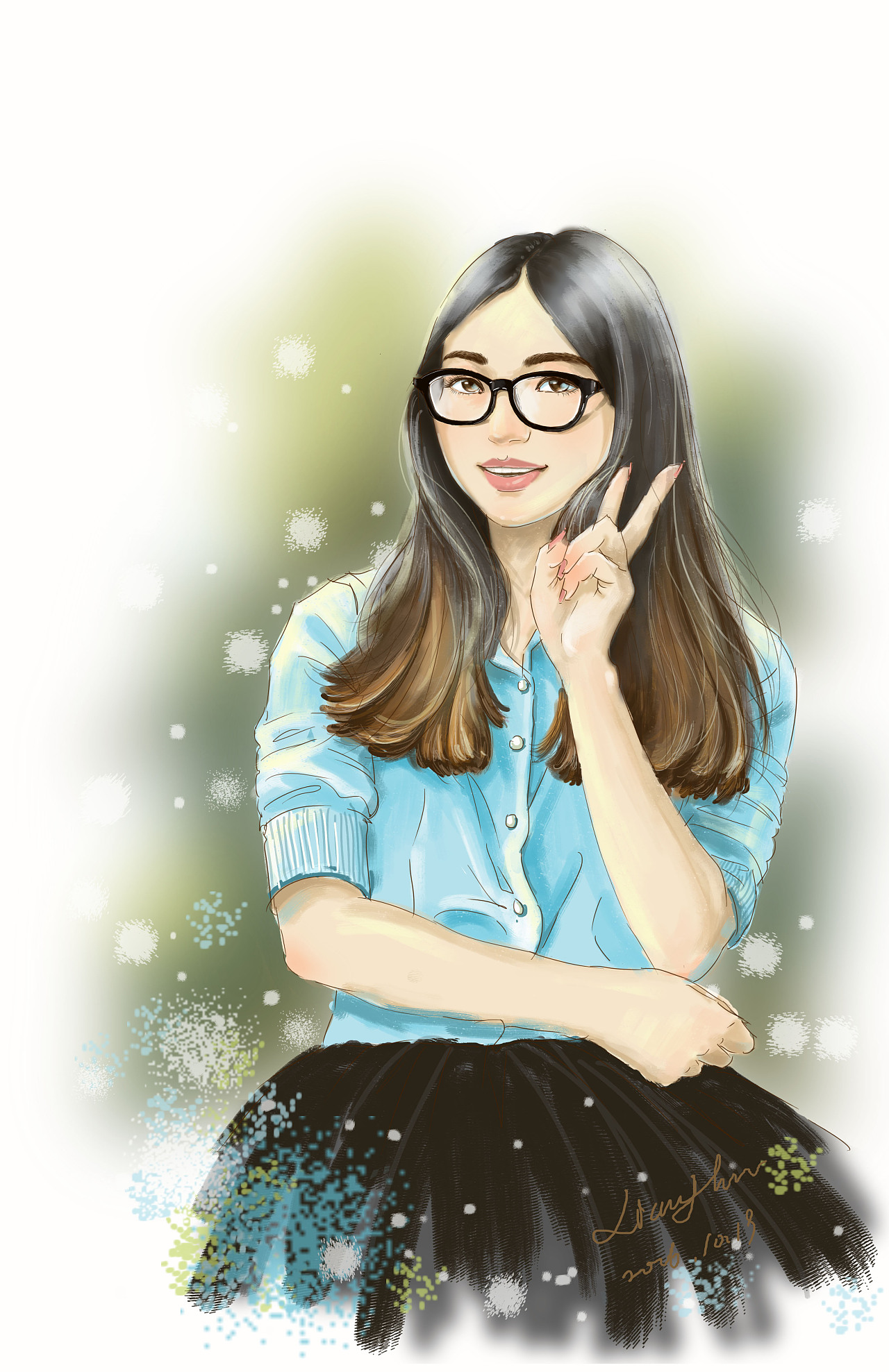 数位板人物插画