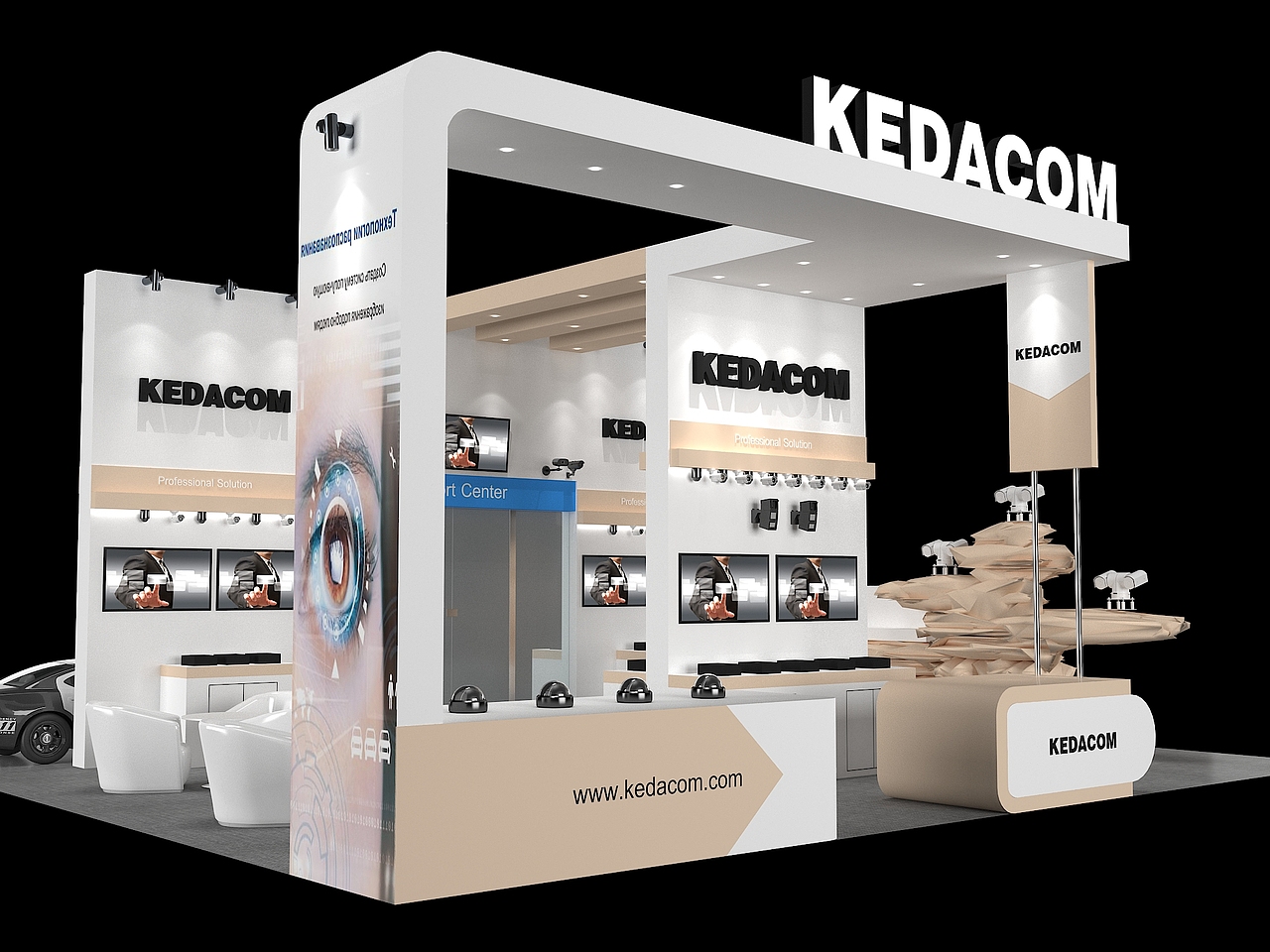 尝试做的一组展厅建模,盼望以后能有机会做的更好吧