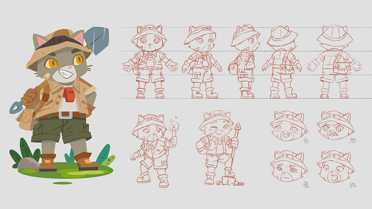 测试题-二维角色设计