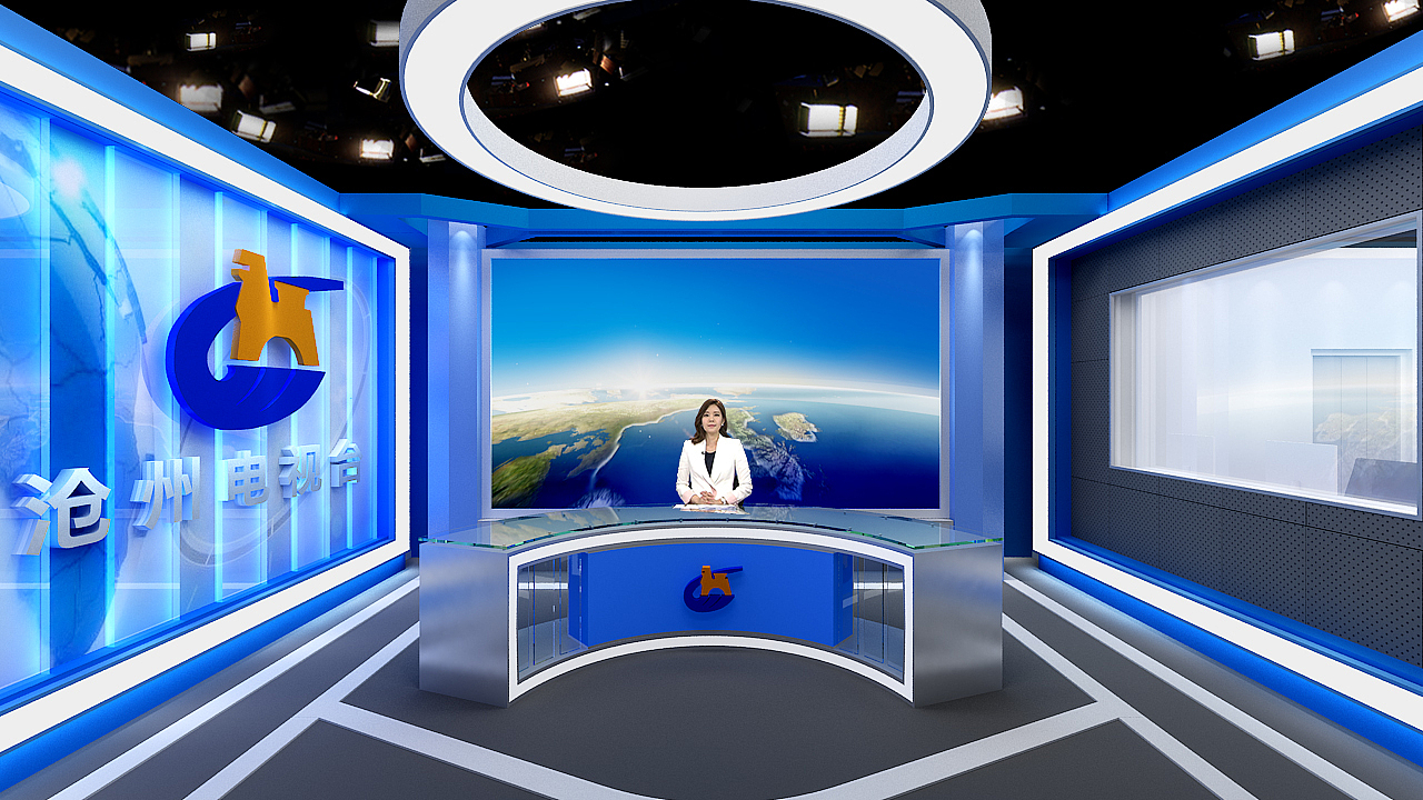 虚拟演播室、实体演播室、融媒体中心设计（图ZMTM0NTc4OTI4） - 舞台美术 - 站酷设计师L1ghtM0del原创素材 - 站酷ZCOOL