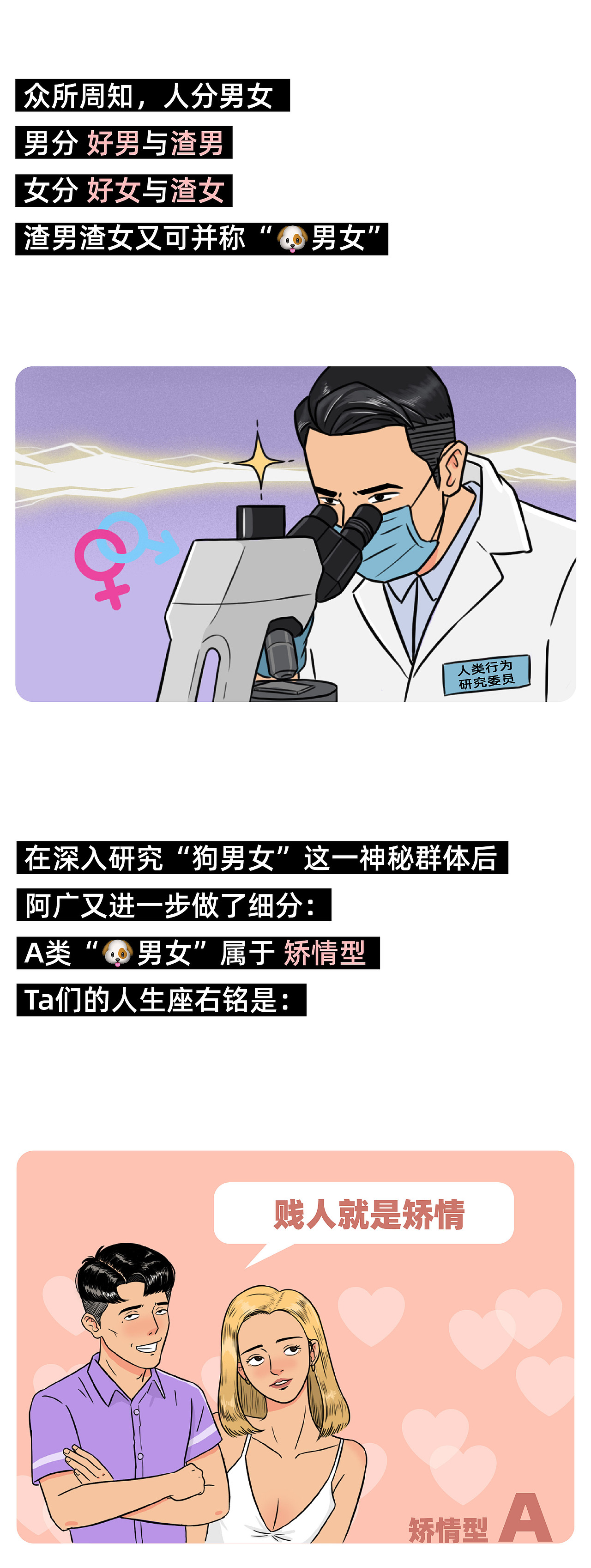 条漫工作-深度解密：那些爱情里的人渣都在想什么（图ZMjA0NjYzNTIw） - 中/长篇漫画 - 站酷设计师Mitter_米特原创素材 - 站酷ZCOOL