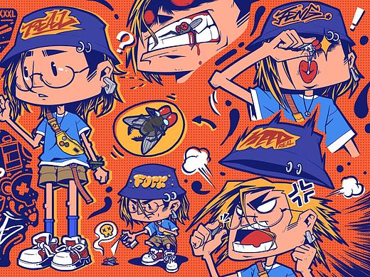 【愛吃蒼蠅的小瘋】一些最近的亂涂亂畫（個(gè)人主頁-ZNDcwMzc2NzI=） - 創(chuàng)作習(xí)作 - 站酷設(shè)計(jì)師FENG的頹廢世界原創(chuàng)素材 - 站酷ZCOOL