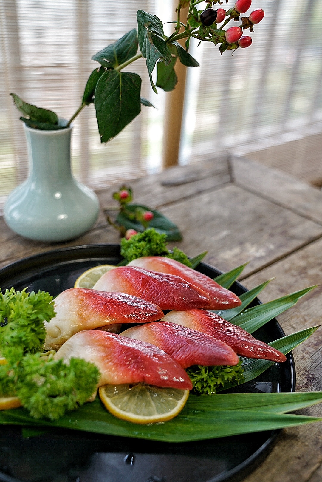 美食摄影 北极贝刺身