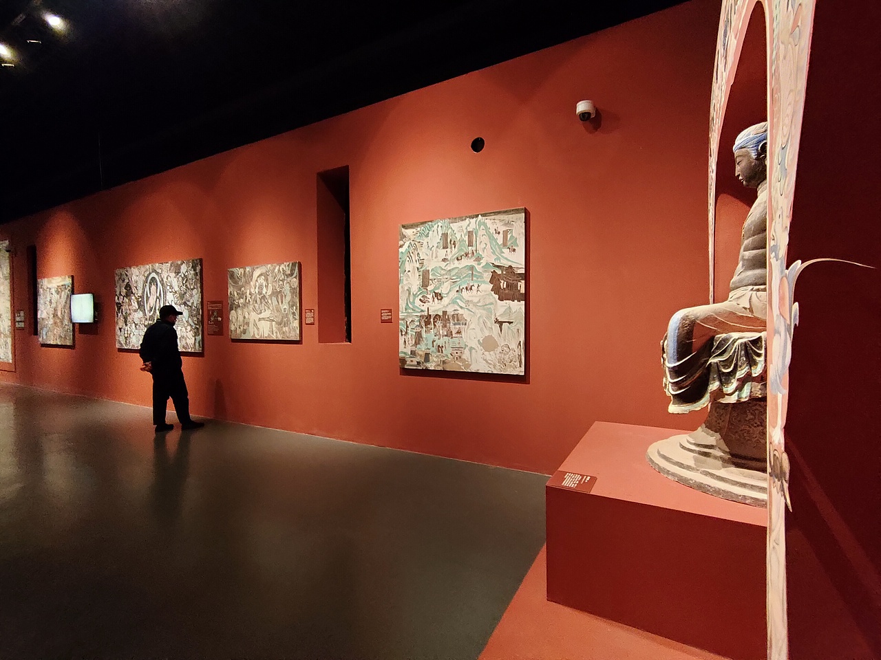 看展洛阳博物馆石窟联展敦煌厅