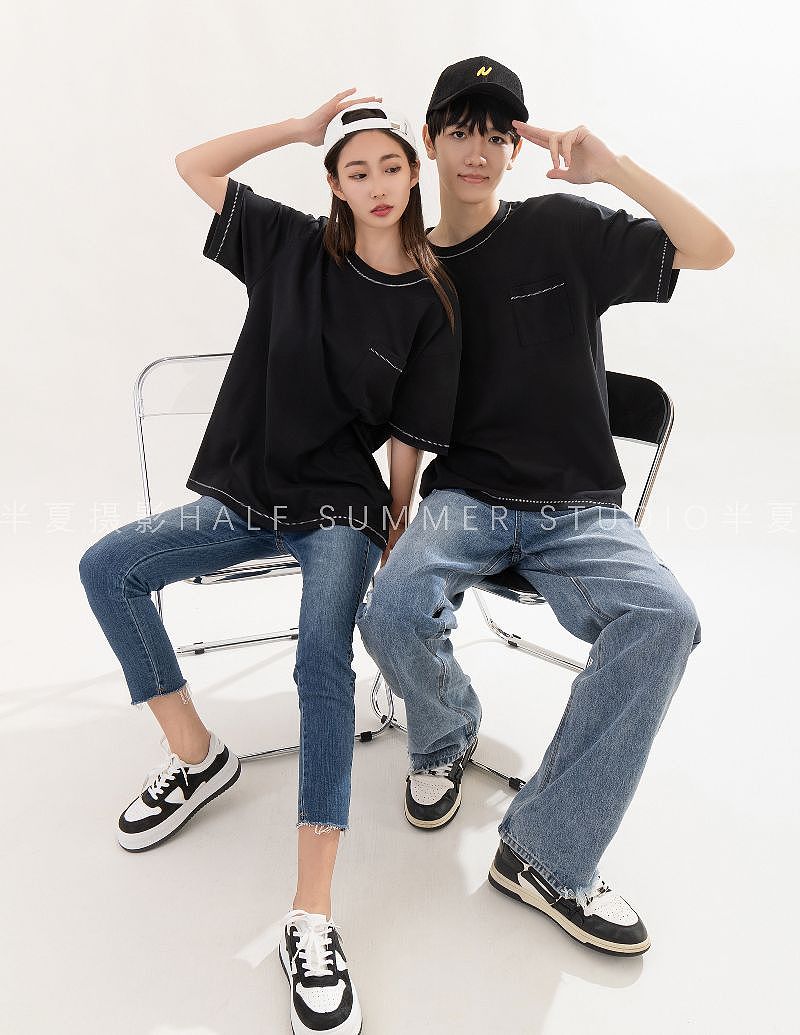 情侣装t恤拍摄案例（图ZMzQzNzYzNDg0） - 产品摄影 - 站酷设计师半夏摄影_桑迪原创素材 - 站酷ZCOOL